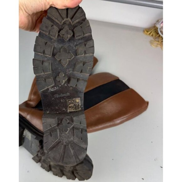 Madewell The Poppy Tall Lugsole Boot in Brown - Picture 7 of 7